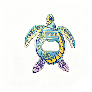 Décapsuleur magnétique personnalisé en forme de tortue, souvenir touristique de la Guadeloupe, des Maldives et de <span class=keywords><strong>Tahiti</strong></span>, aimant de réfrigérateur - Product Image 5