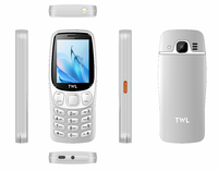 Ponsel Fitur Grosir dengan Baterai 2500mAh, Kamera Belakang 0.08MP, Slot Tiga SIM untuk Lansia & Pelajar Luar Negeri Bisnis Lintas Batas