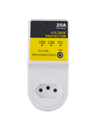 Protection contre les surtensions HJ-2155 220V 10A 50/60Hz, protection contre les surtensions/sous-tensions, prise de protection contre les surtensions, affichage numérique, PC SVC