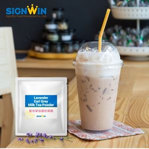SIGNWIN Lait en poudre aromatisé au thé Earl Grey crémeux et équilibré, saveur lavande, pour café - Product Image 3