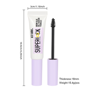 Vente en gros <span class=keywords><strong>Gel</strong></span> coiffant <span class=keywords><strong>transparent</strong></span> et imperméable pour sourcils longue durée <span class=keywords><strong>Gel</strong></span> modelant les sourcils naturel végétalien de marque privée - Product Image 6
