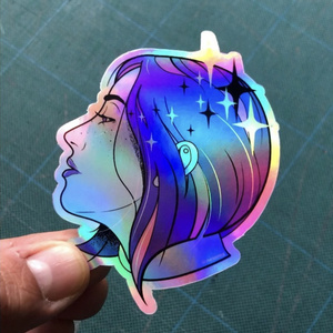 Tùy Chỉnh Chết Cắt Dính Sticker Tấm Bền Không Thấm Nước Vinyl Giấy Trang Trí Ba Chiều Xe Đạp Máy Tính Xách Tay Tùy Chỉnh In Xe Đạp Sticker - Product Image 5