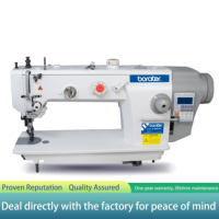 Machine à coudre à point noué à bras cylindrique haute efficacité pour matériaux épais, avec élévateur pneumatique du presseur, pour usage domestique et la confection de tapis de canapé