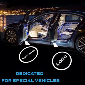 Lumière de Bienvenue pour Porte de Voiture, Projecteur <span class=keywords><strong>LED</strong></span> Laser Logo pour Peugeot <span class=keywords><strong>407</strong></span> 2003-2010 - Product Image 1