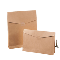 Bolsa de Papel Kraft Ecológica de Gran Tamaño para Ropa, Bufandas y Documentos, Sobres Reciclados