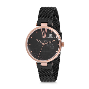 2025 customized Stylish Stainless Steel Mesh Band Quartz <strong>Watch</strong> with Large Dial OEM/ODM Design for Date &amp; <strong>Vacation</strong> - Product Image 1