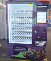 Distributeur automatique de cartes Pokémon Focusvend avec grand écran et systèmes d'ascenseur pour une protection efficace des cartes