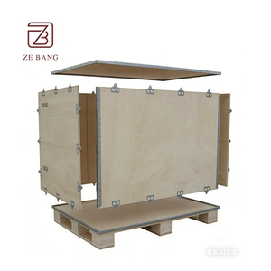 <span class=keywords><strong>Cajas</strong></span> <span class=keywords><strong>de</strong></span> <span class=keywords><strong>Madera</strong></span> Contrachapada con Bordes <span class=keywords><strong>de</strong></span> Acero Personalizadas, <span class=keywords><strong>Cajas</strong></span> <span class=keywords><strong>de</strong></span> Envío <span class=keywords><strong>de</strong></span> <span class=keywords><strong>Madera</strong></span> Maciza Reutilizables <span class=keywords><strong>para</strong></span> Transporte Industrial - Product Image 4