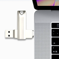 Clé USB 256 Go avec ports USB-A et USB-C, stockage externe portable, clé USB 1 To pour MacBook et téléphones Android
