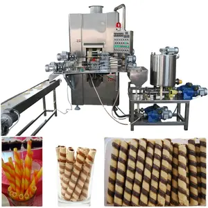 Meest Populair In 2022 Veelzijdige Ontwerp Twee Hoofd Wafer Stick Machine/Nieuw Ontwerp Lange Levensduur Ei Roll Maken Machine