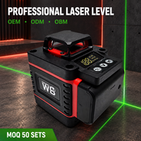 Niveau laser rotatif orange 16 lignes WB, garantie 3 ans, qualité industrielle, haute précision, auto-nivelant, pour carrelage