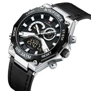 NAVIFORCE 9220 SBB relojes hombre mens שעונים ספורט קוורץ הדיגיטלי שעון עם יפן תנועת שעוני יד 2023