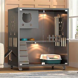 <span class=keywords><strong>Cage</strong></span> pour chat d'intérieur de qualité supérieure à prix avantageux, <span class=keywords><strong>cage</strong></span> pour animaux de compagnie en bois massif, meubles pour chat, villa pour chat - Product Image 6