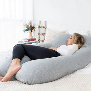 Comfort Total Body Support Baby <span class=keywords><strong>gravidanza</strong></span> che allatta cuscino morbido <span class=keywords><strong>gravidanza</strong></span> cuscino a forma di U - Product Image 4