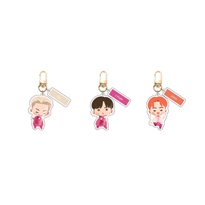 Customized Version Q Image for Acrylic <b>Key</b> Chain Cartoon <b>Key</b> <b>Ring</b> Pendant Accessories Star Periphery UV Printing - Product Image 3