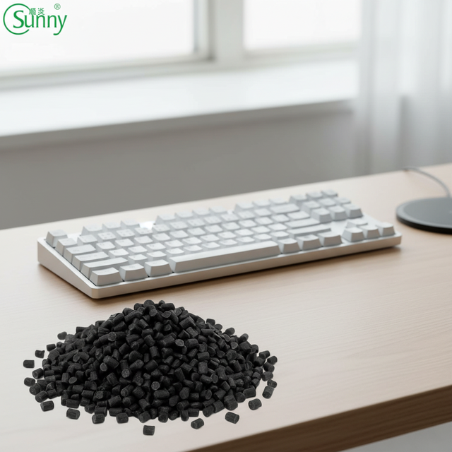 Engineering Grade PBT Resin Granules Anti Humidity for Computer Keyboard Manufacturing