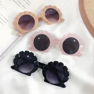 Новинка 2021, летние красочные милые детские солнцезащитные очки DOISYER, солнцезащитные очки с подсолнухами для пляжной вечеринки, детские солнцезащитные очки