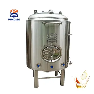 China supplier 1bbl 2bbl 5bbl 10bbl beer brite bright tank with cooling jacket