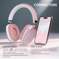 Casque sans fil supra-auriculaire HiFi B40 pour jeux avec écouteurs 5.3, casque stéréo avec annulation active du bruit, étanche IPX3