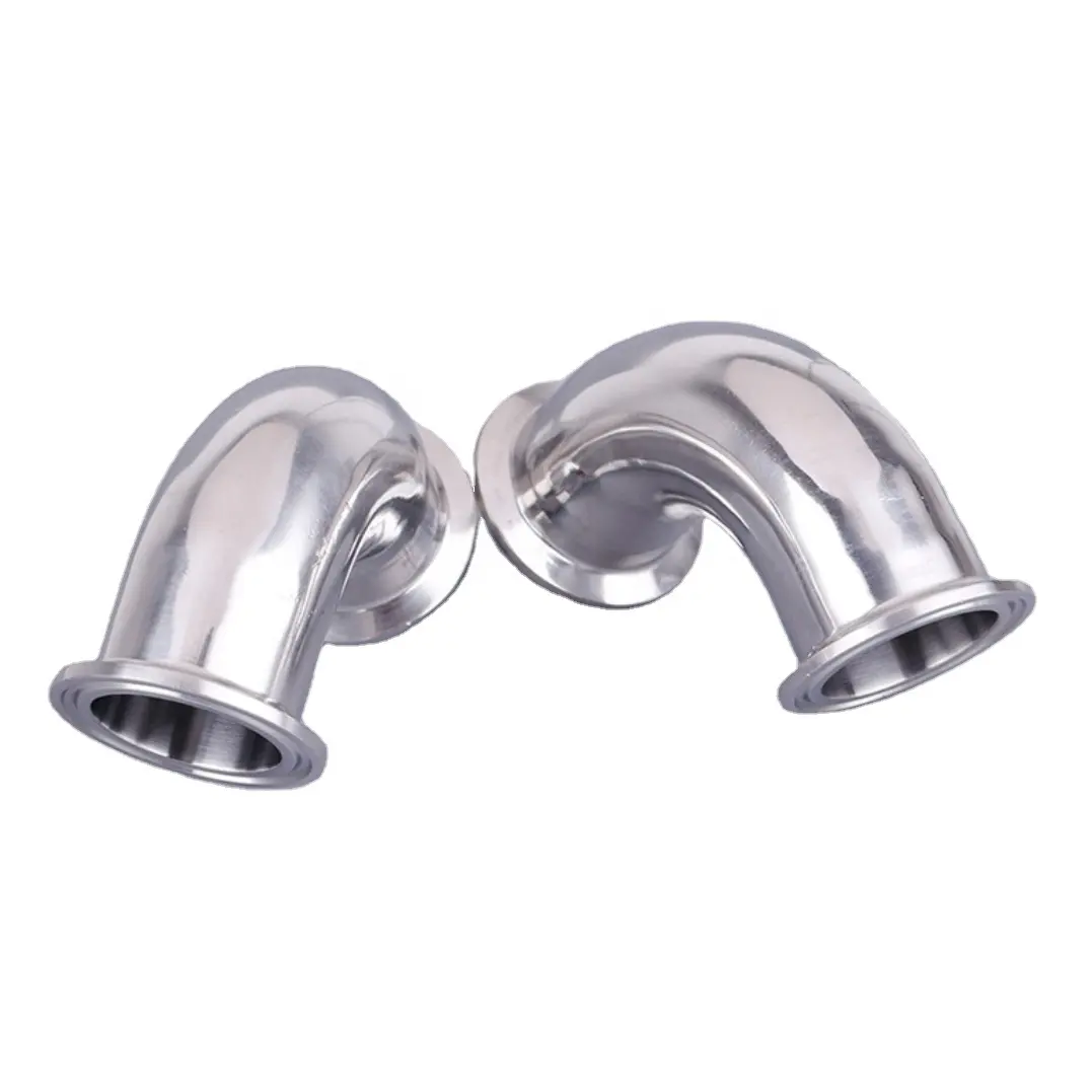 304 316L Stainless Steel 90 Degree Sanitary Pipe Fittings Elbow