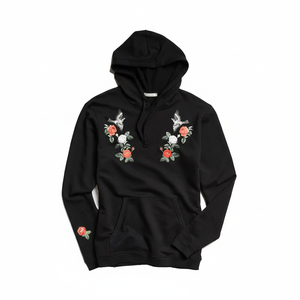 Sudadera con Capucha Bordada para Hombre, Diseño Personalizado con Logotipo, de Alta Demanda, con Bolsillo, Tejida, Transpirable, para Exteriores, 100% Algodón - Product Image 1