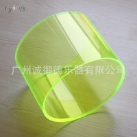 Accessoires de corps de batterie en acrylique professionnels DIY pour ensembles de batterie multicolores