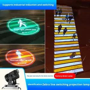 Công nghiệp tự động cảm biến chuyển đổi quảng cáo ánh sáng chiếu giao thông ngựa vằn qua xe nâng cảnh báo cán màn trập cửa - Product Image 4