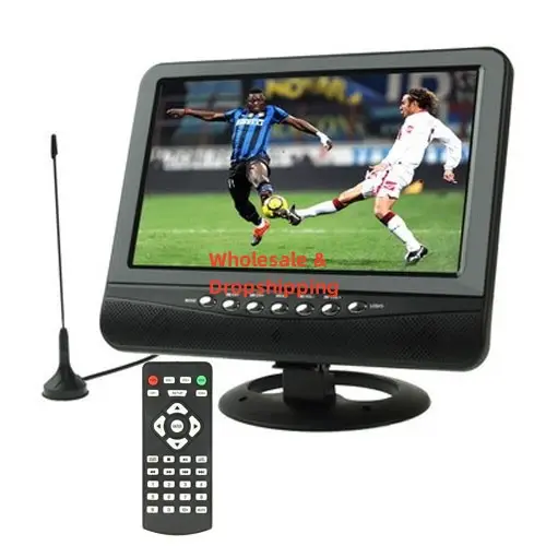 Orijinal sıcak satış 9.5 inç TFT LCD renk taşınabilir Analog TV geniş görüş açısı ile