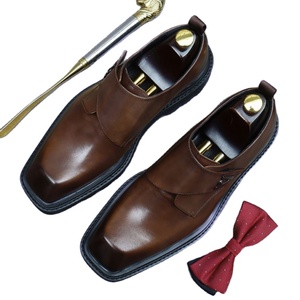 รองเท้าอ็อกซ์ฟอร์ดคุณภาพสูงสำหรับผู้ชาย ขายส่ง สำหรับใส่ทำงานหรือโอกาสทางการ ปลายแหลม หนังวัวแท้ - Product Image 1