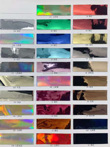 सुपर चिकनी 0.8 मिमी धातु चांदी दर्पण tpu सिंथेटिक fu pu चमड़े के फर्नीचर कुर्सियां बेल्ट सजावट 50 मीटर बुना हुआ समर्थन - Product Image 6