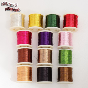 Colored Copper Wire Soft <b>Thread</b> For Diy Jewelry Making Supplies Round Metal Plated <b>Beading</b> <b>Thread</b> Jewelry Accessories - Product Image 2
