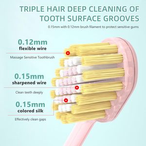Brosse à dents pour adulte à poignée large en nylon souple, poils en nylon haute densité, manche en plastique - Product Image 4