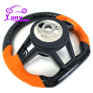 Volante de fibra de carbono forjado real personalizado para <span class=keywords><strong>Audi</strong></span> R8 TTS TT TTRS 2016-2023 <span class=keywords><strong>V10</strong></span> estilo de carreras - Product Image 6