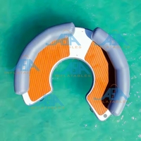 Dock flottant gonflable commercial robuste pour les stations balnéaires et les marinas - Surface antidérapante, fabrication OEM/ODM sur mesure, directement de l'usine