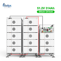Batterie Lifepo4 Solyx 51,2V 314Ah 200KWH Haute Tension 50KW Batterie au Lithium 51,2V 314Ah Batterie Haute Tension
