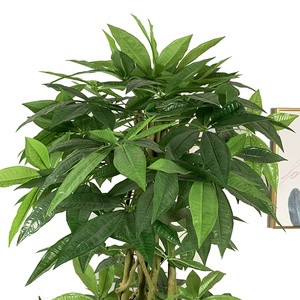 Nhân Tạo Pachira Macrocarpa Cây 130/160/180/200Cm Gỗ Thật <span class=keywords><strong>Banyan</strong></span> Cây <span class=keywords><strong>Bonsai</strong></span> Nhân Tạo Ficus Cây Cho Trong Nhà Trang Trí Nội Thất - Product Image 5