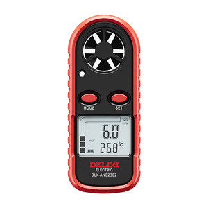เครื่องวัดความเร็วลมดิจิตอล Delixi Electric รุ่น DLX-ANE2302 พร้อมหน้าจอแสดงผลแบบมีไฟพื้นหลัง - Product Image 2