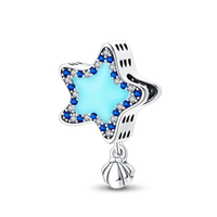Breloque Étoile de Mer en Cristal Marin Personnalisée avec Logo, Petite Série, pour Femmes, Bijoux de Marque pour Vacances Tropicales, Vente en Gros