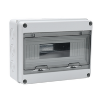 Boîtier de distribution MCB étanche IP65 63A pour alimentation électrique, boîtier électronique en ABS/PC, impression sérigraphiée