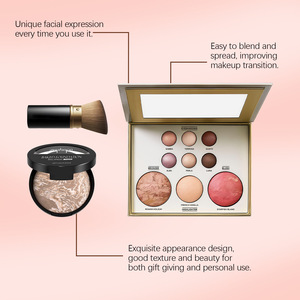 Set Cosmetico per il Trucco del Viso, Kit Regalo Multifunzionale con <span class=keywords><strong>Palette</strong></span> per Illuminante, Ombretto, Blush e Contouring - Product Image 4