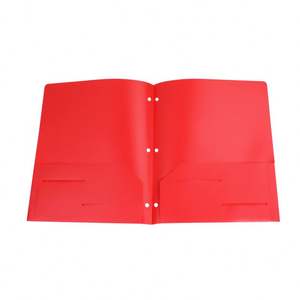 PP <b>Plastic</b> Three-Hole Stationery Business Office Report Filing Double Pocket File <b>Folder</b> for Office Stationery Items - Product Image 5