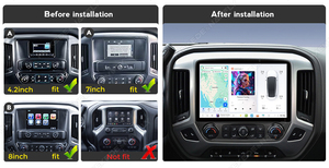 MEKEDE-Autoradio DUDUDU7 7870, navigation GPS pour voiture 12 pouces SILVERADO GMC <span class=keywords><strong>SIERRA</strong></span> 2014-2020 - Product Image 2