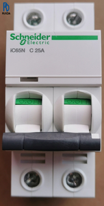 Disjoncteur miniature IC65N 2P C25A 400V, interrupteur à air, dispositif de protection contre les surcharges et les courts-circuits pour la distribution d'énergie industrielle - Product Image 1