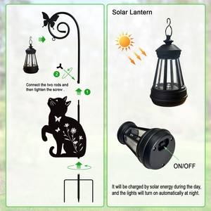 <span class=keywords><strong>Outdoor</strong></span> Solar LED-Leuchten Einzigartige Metall <span class=keywords><strong>Cat</strong></span> Stake dekorative schwarze Katzen Rasen Ornamente für Garten IP65 <span class=keywords><strong>Outdoor</strong></span> dekorative Geschenke - Product Image 6