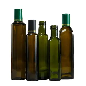 soy sauce vinegar bottle round square camellia oil bottle 500ml olive oil bottle