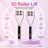 Appareil de massage facial micro-courant EP personnalisé en usine, rouleau 3D, réducteur de double menton, outil de sculpture du visage pour drainage lymphatique