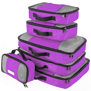 Imperméable <span class=keywords><strong>à</strong></span> l'eau Personnalisé Imprimé Pliable Extérieur de Voyage Emballage Cubes Organisateur De Voyage - Product Image 4