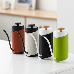 Diguo 2022 nouveau 550ml grande capacité en acier inoxydable chevalier sacré verser sur café goutte à goutte bouilloire à col de cygne - Product Image 1