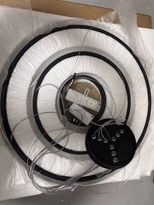 Lampara Lampu Plafon 85-265V Lampu Gantung 20+40+60cm Emas Suspensi Modern Chandelier untuk Dekorasi - Product Image 2