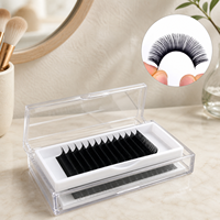 Extensions de cils en cachemire individuelles fabriquées à la main, douces, mates et volumineuses, pour les marques de beauté et les fournisseurs de salons en gros